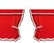 98624 Dark Curtains Central For Truck Cabin Standard Red 1pz