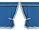 98654 Dark Curtains Central for Truck Cabin High Blue 1pz