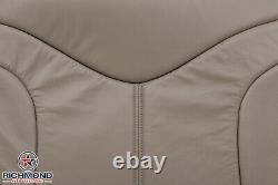 99-02 GMC Sierra SLT Driver Side LEAN BACK Replacement LEATHER Seat Cover TAN