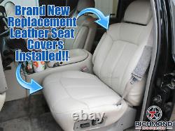 99-02 GMC Sierra SLT Z71 Passenger Side Complete Leather Seat Covers Dark Gray