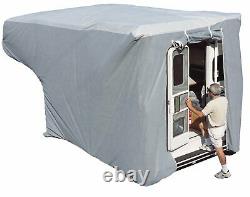 ADCO 12264 SFS Aqua Shed Truck Camper Cover 8' to 10' Queen Bed, Gray, Med