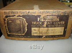 Antique Seat Cover CRAWFORD FIBERKLOTH Ford 1936 to 1947 Truck COE New in box
