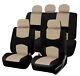 Auto Seat Covers for Car Truck SUV Van Universal Protectors Polyester 5 Seater