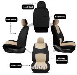 Auto Seat Covers for Car Truck SUV Van Universal Protectors Polyester 5 Seater