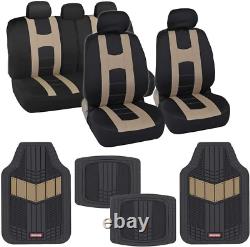 Autosport Full Set Combo All Protective Seat Covers (2 Front 1 Bench) with Heavy