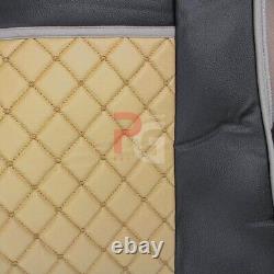 BEIGE Seat Covers PU Leather for Trucks DAF XF 106 XF CF 2015-2020 RHD