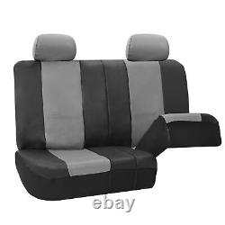 Black Gray Seat Covers combo for Integrated seatbelt TRUCK TODOTERRENO VAN combo