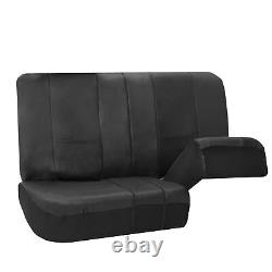 Black Integrated Seatbelt TODOTERRENO Truck Seat Covers with Gray Floor Mats