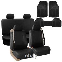 Black Seat Covers combo for Integrated seatbelt TRUCK TODOTERRENO VAN combo