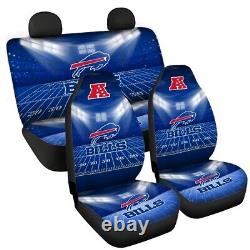 Buffalo Bills Universal Car Seat Cover Full Set Truck Cushion Protector Gifts