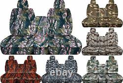 CC Camouflage 40-20-40 seat cover fits Ram trucks 2011-2018 front + rear