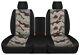 CC black/camouflage 40-20-40 car seat covers fits Ram trucks 2011-2018