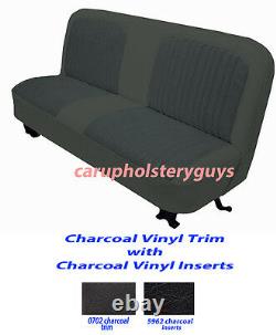 CHEVROLET TRUCK, STANDARD CAB FACTORY REPLACEMENT SEAT COVERS charcoal 1967-72