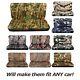 Camo Bench Seat Covers Car/Truck/Van/SUV 60/40 40/20/40 50/50 w Console/Armrest