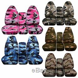 Camo car seat cover fits 94-02 Dodge Ram front 40-20-20 seat with Integrated SB/No