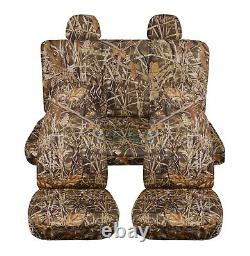 Camouflage Car Seat Covers for ANY Car/Truck/Van/SUV/Jeep Full Set Front & Rear