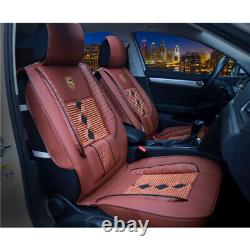 Car Front Covers Leatherette Vehicle Cushion Cover Auto Accessories SUV Truck