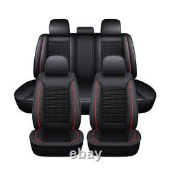 Car Full Set 5-Seat Covers Front & Rear Leather For Vauxhall Grandland 2020-2024