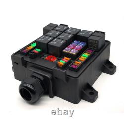 Car Relay Fuse Universal Fuse and Relay Box for Truck Van Vehicle Car