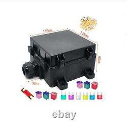 Car Relay Fuse Waterproof Blade Fuse Block for Truck Automobiles RV 12V 5Pin