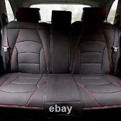 Car SUV Truck Leatherette Seat Cushion Covers Black