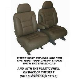 Chevrolet Truck Extended Cab Factory Replacement Front Seat Covers 1995-98