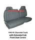 Chevrolet Truck Extended Cab Truck Factory Replacement Front Seat Covers 1992-95