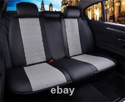 Complete Set Car Seat Covers Seat Covers Seat Covers already Cover Faux Leather Grey