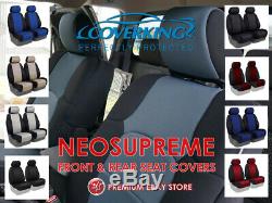 Coverking Neosupreme Custom Fit Front & Rear Seat Covers for Ram Truck