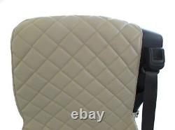 DAF XF, CF 106 Truck Seat Covers ECO LEATHER BEIGE 2 pieces