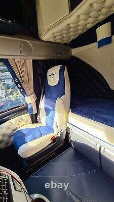 DAF XG XG+ 2022/ 23/24 seat covers. Eco smooth leather or suede. RHD & LHD NEW