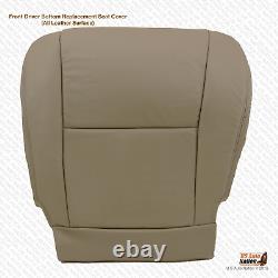 DRIVER Bottom Tan Leather Cover For 2005-2006 Toyota Tundra Limited SR5 Truck