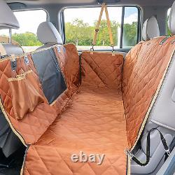 Dog Car Seat Covers for Back Seat Cars/Trucks/Suv, Waterproof Dog Car Hammock Me