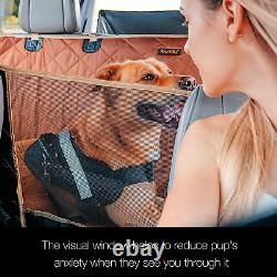 Dog Car Seat Covers for Back Seat Cars/Trucks/Suv, Waterproof Dog Car Hammock Me