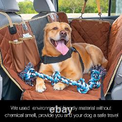 Dog Car Seat Covers for Back Seat Cars/Trucks/Suv, Waterproof Dog Car Hammock Me