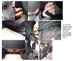 Elegant Set Car Seat Covers Seat Covers Seat Covers already COVER LEATHER grey