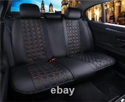 Elegant Set Car Seat Covers Seat Covers Seat Covers already Cover Faux Leather Red Line