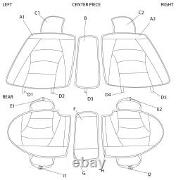 FH Group Ultra Comfort High Grade Leather Seat Covers For Car Truck TODOTERRENO