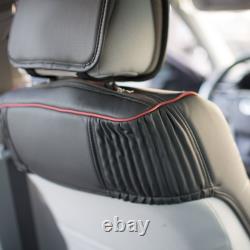 FH Group Universal Fit PU Leather Cushion Seat Covers For Car Truck TODOTERRENO