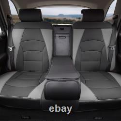 FH Group Universal Fit PU Leather Seat Covers For Car Truck TODOTERRENO Van Rear