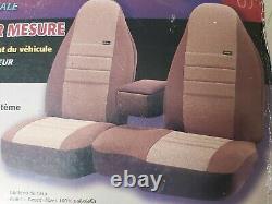 FIA charcoal CUSTOM FIT TRUCK SEAT COVERS OE39-5 dodge front seat 1998-02 NEW