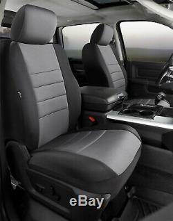 Fia NP99-43 GRAY Neo Neoprene Custom Fit Truck Seat Covers Fits 16-20 Tacoma