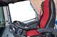 Fit Daf Xf 106 Cf Euro 6 Seat Covers Truck Eco Leather Pair Of Black & Red