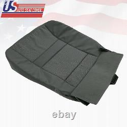Fits 2007-10 Dodge Ram Truck 1500 Passenger Bottom Cloth Seat Cover in Gray