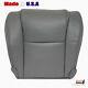 For 2007 2008 2009 Toyota Tundra WORK TRUCK Driver Bottom Vinyl Seat Cover GRAY