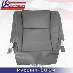 For 2007 to 20013 Toyota Tundra WORK TRUCK Bottoms Vinyl Seat Cover GRAY