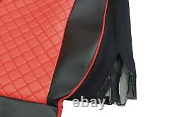 For DAF XF 106 XF CF LKW TRUCK Seat Covers PU Leather Trucks NEW RHD RED