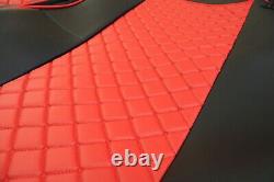 For DAF XF 106 XF CF LKW TRUCK Seat Covers PU Leather Trucks NEW RHD RED