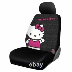 For Kia 10pc Hello Kitty Core Car Truck Seat Covers Mats Accessories Set
