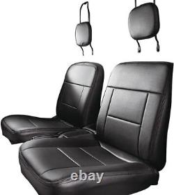 For SUBARU Seat Cover Sambar Truck TT1 TT2 (All grades) Split Headrest Black